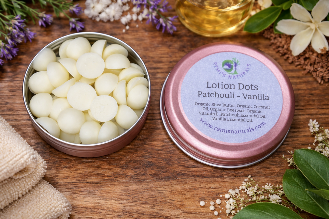 Lotion Dots - Patchouli / Vanilla
