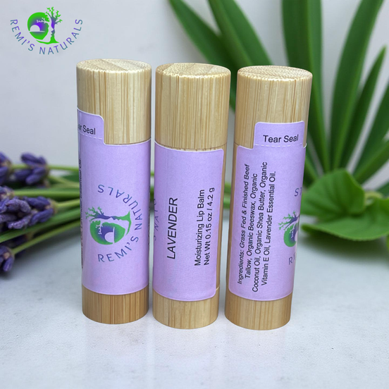 Lavender Tallow Lip Balm