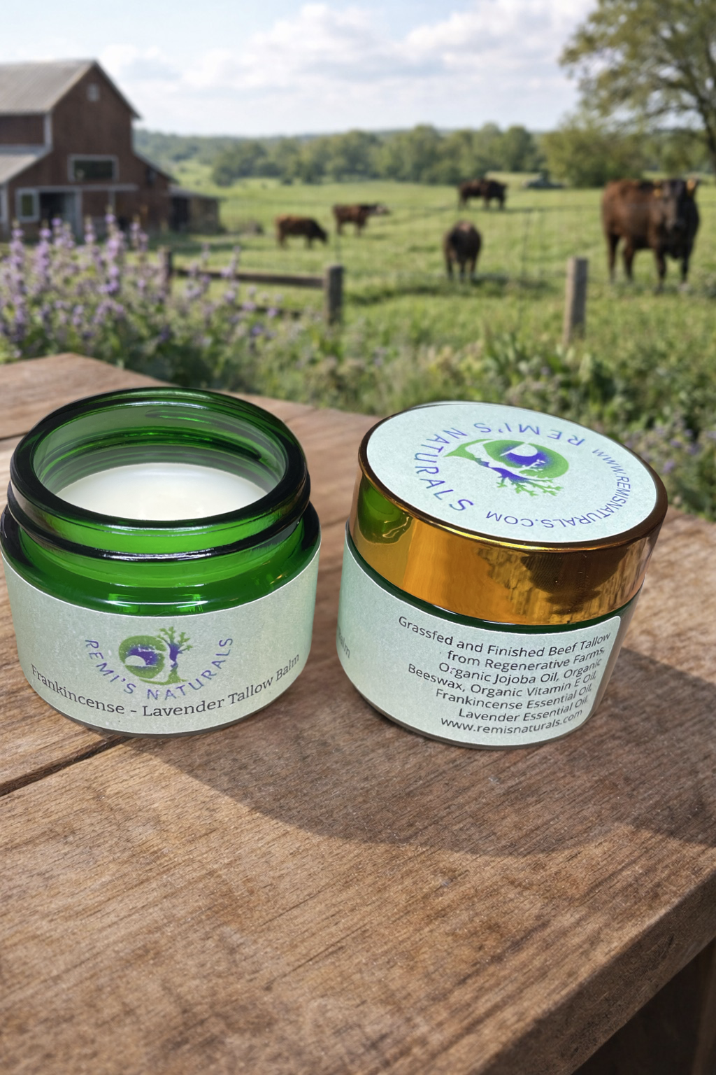 Frankincense- Lavender Tallow Balm