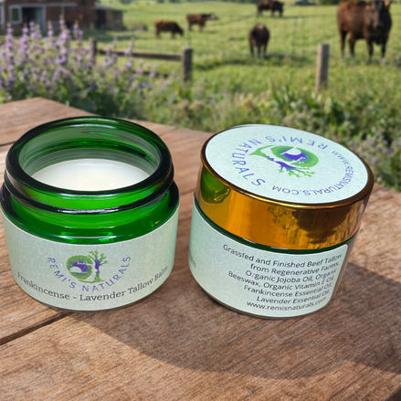 Frankincense- Lavender Tallow Balm