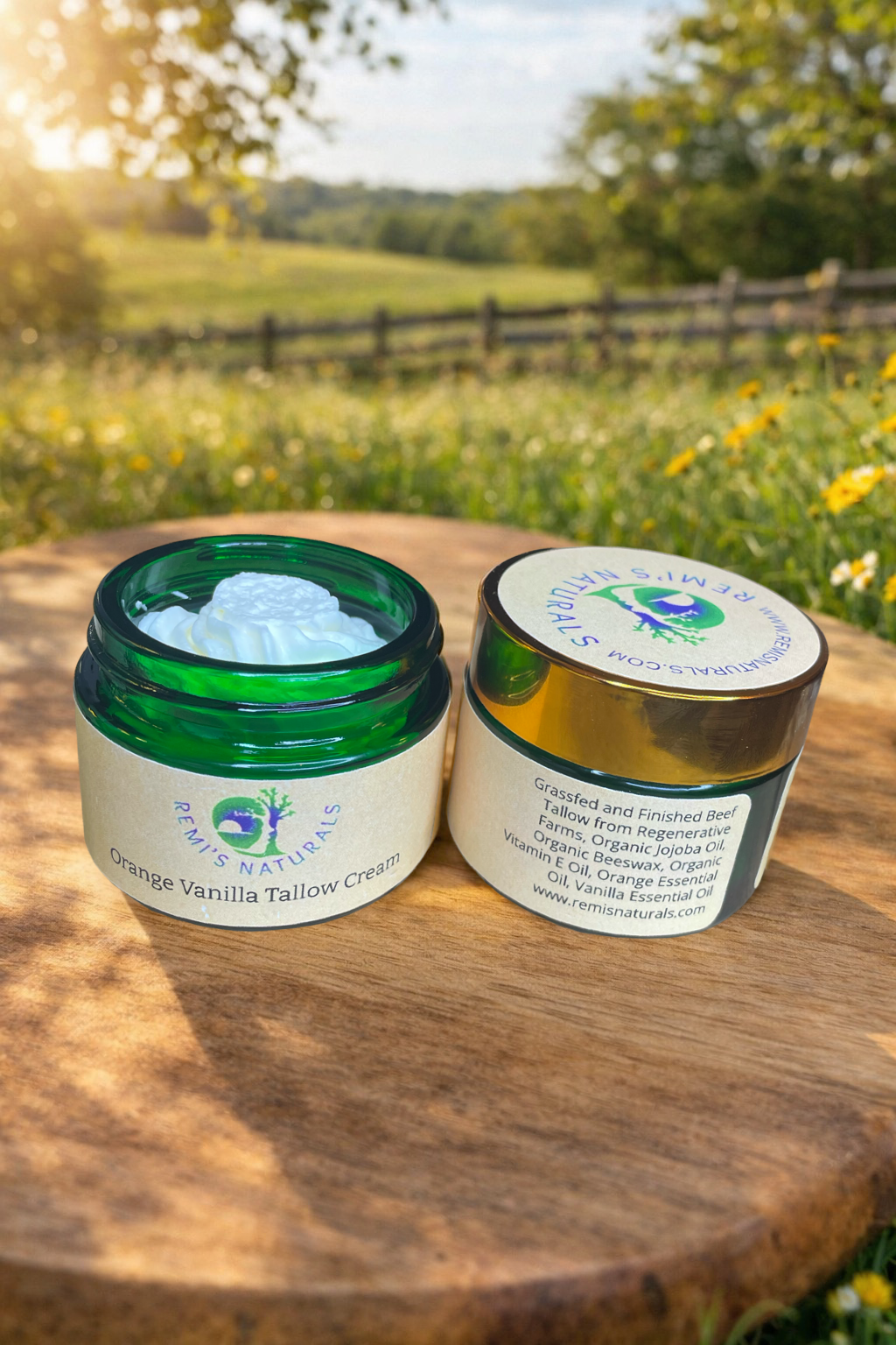 Orange - Vanilla Tallow Cream