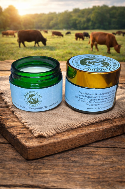 Cedarwood-Bergamot Tallow Balm