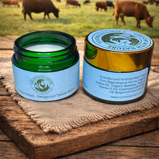 Cedarwood-Bergamot Tallow Balm
