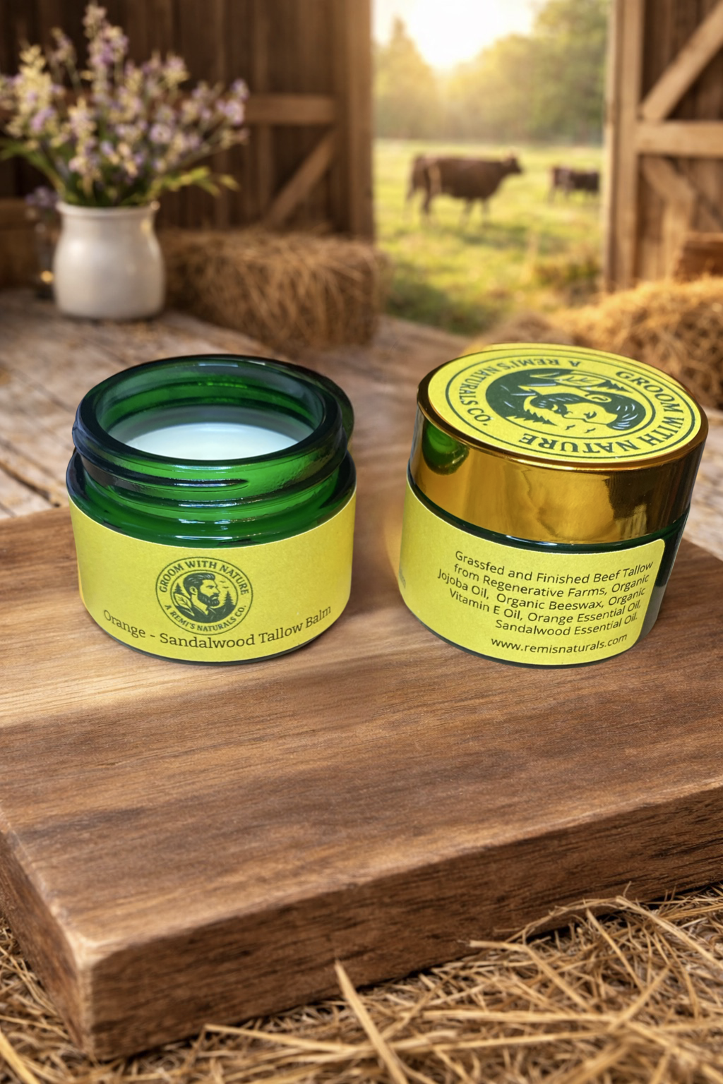 Orange - Sandalwood Tallow Balm