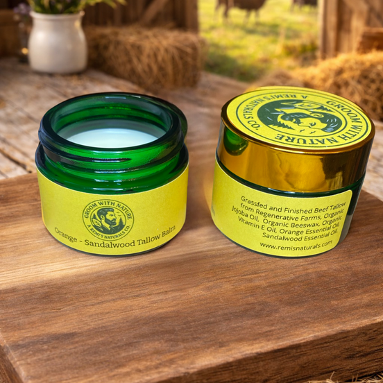 Orange - Sandalwood Tallow Balm